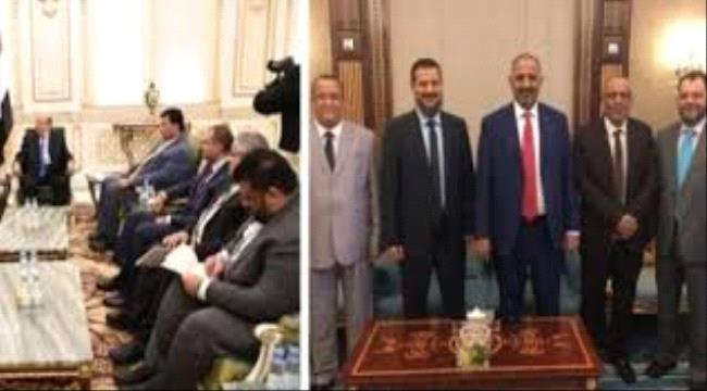 اعتراف رسمي : توافق جديد بين الحكومة الشرعية والمجلس الانتقالي في جدة