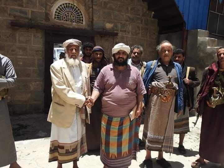 الشيخ ياسر العواضي مع الشيخ الأصبحي