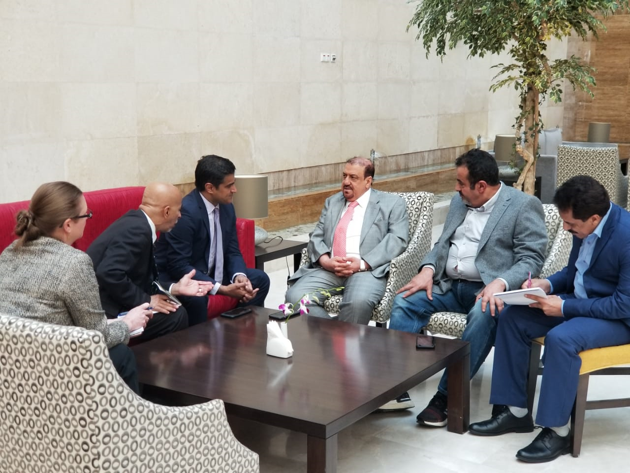 البركاني يلتقي نائب السفير الامريكي في اليمن