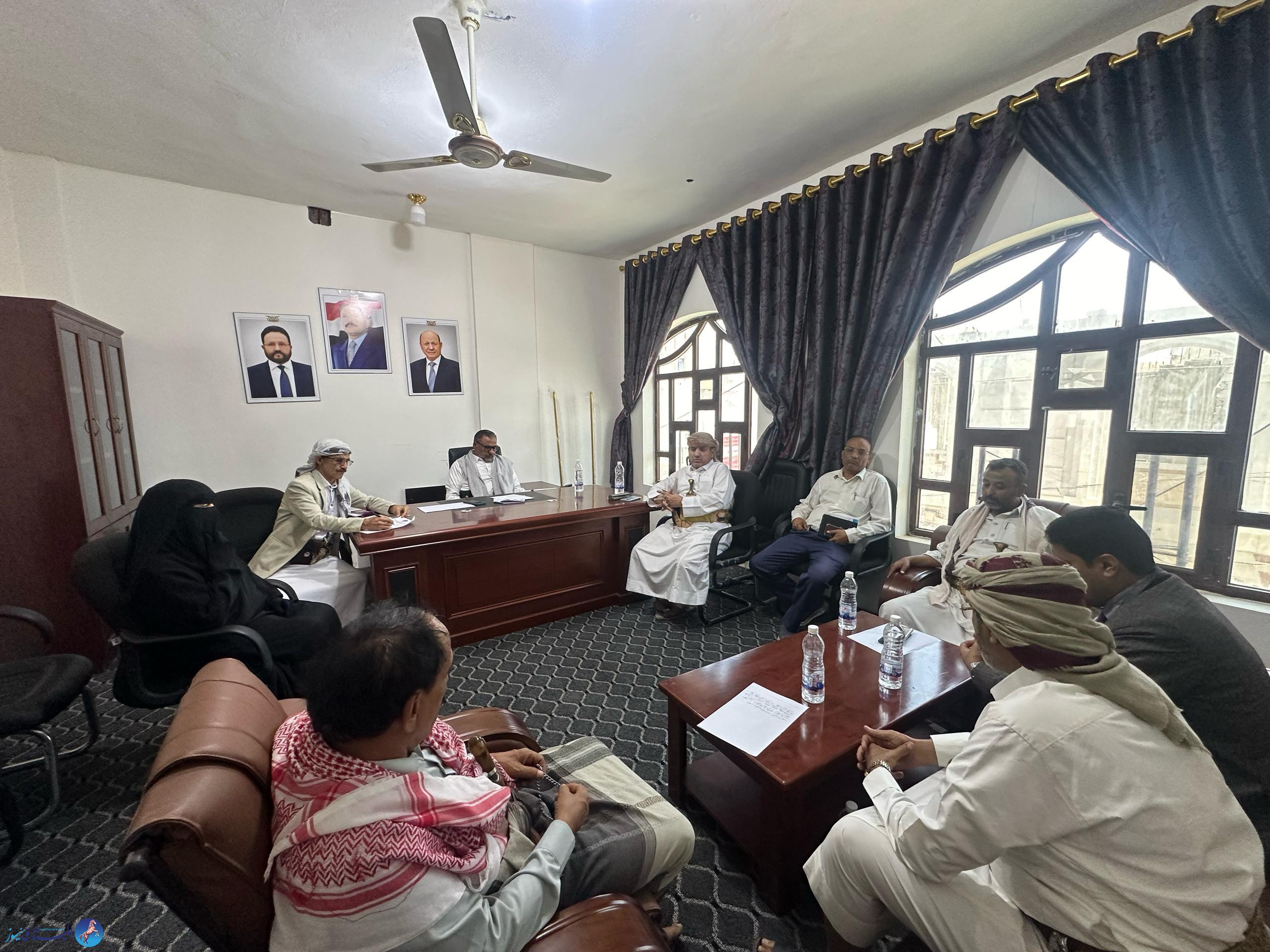 اجتماع قيادات مؤتمر مارب