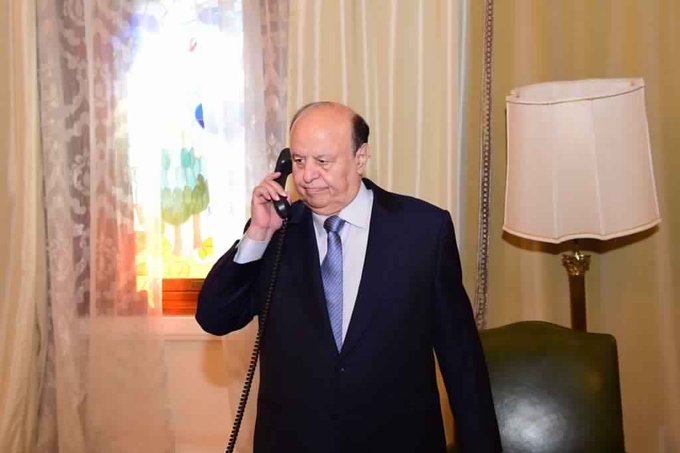 الرئيس هادي يعزي بوفاة الراعي