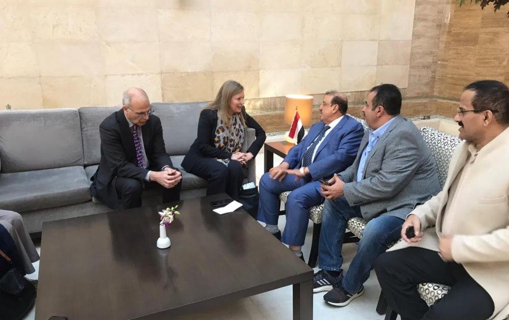 رئيس البرلمان اليمني يقدم للحكومة البريطانية شرحا دقيقا للتصعيد