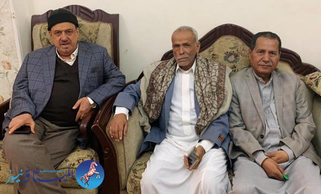 الشيخ سلطان البركاني يطمئن على صحة القيادي المؤتمري محمد الحمودي